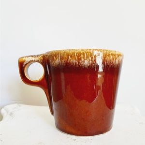 Vintage Hull brown glaze mug